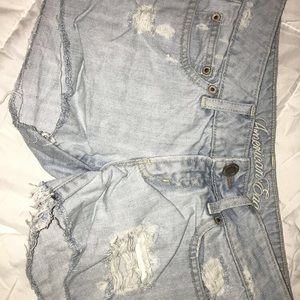 American eagle jean shorts